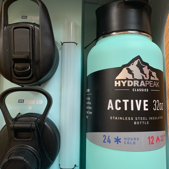 hydrapeak Kitchen Hydra Peak 32 Oz Stainless Steel Bottle Set New